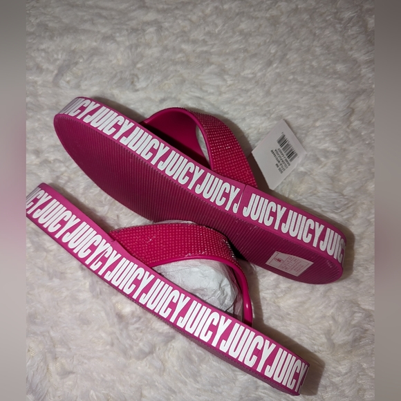 Nwt Juicy couture fuchsia Juicy Sandy sandals - Picture 3 of 16